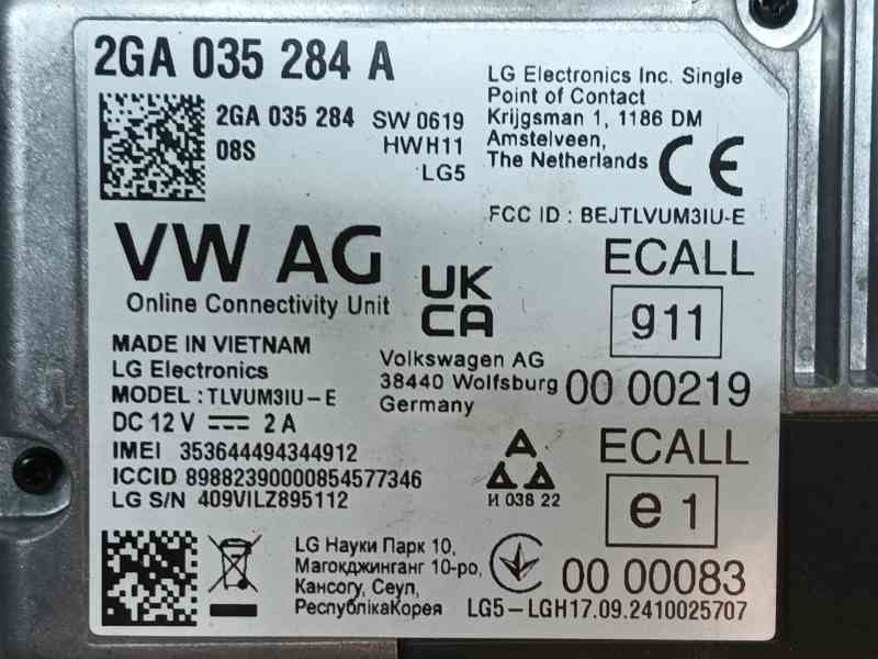 Recambio de modulo electronico para seat ateca (kh7, khp) 1.0 tsi referencia OEM IAM   