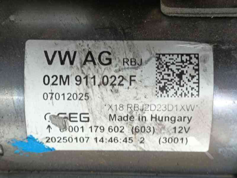 Recambio de motor arranque para seat ateca (kh7, khp) 1.0 tsi referencia OEM IAM 02Z911024 / 02Z911022CX / 02M911024M  