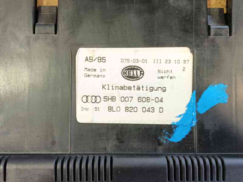 Recambio de mando calefaccion / aire acondicionado para audi a3 (8l1) 1.9 tdi referencia OEM IAM   