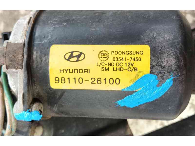 Recambio de motor limpia delantero para hyundai santa fé i (sm) 2.0 crdi referencia OEM IAM 9811026200  