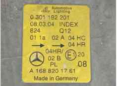 Recambio de faro izquierdo para mercedes-benz clase a (w168) a 140 (168.031, 168.131) referencia OEM IAM 168820096164   2
