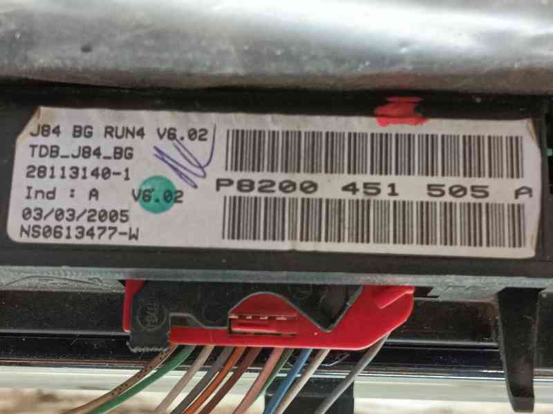 Recambio de cuadro instrumentos para renault scénic ii (jm0/1_) 1.5 dci (jm02, jm13) referencia OEM IAM 8200451505 281131401 NS0