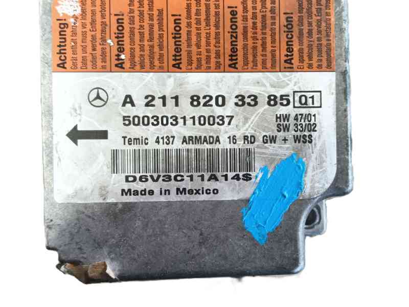 Recambio de centralita airbag para mercedes-benz clase e (w211) e 220 cdi (211.006) referencia OEM IAM   