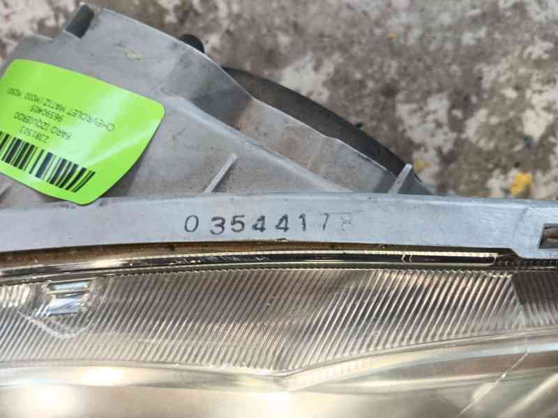 Recambio de faro izquierdo para chevrolet matiz (m200, m250) 0.8 referencia OEM IAM 96590405  