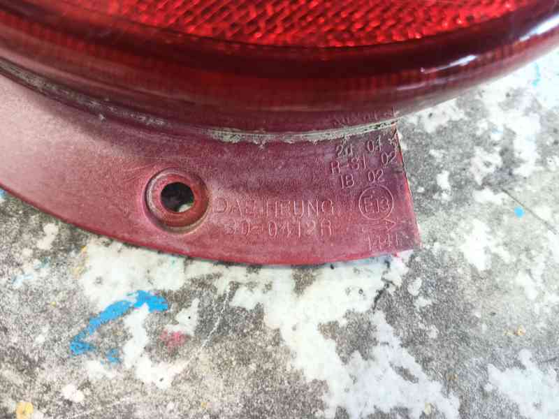 Recambio de piloto trasero derecho para chevrolet matiz (m200, m250) 0.8 referencia OEM IAM 42403115  