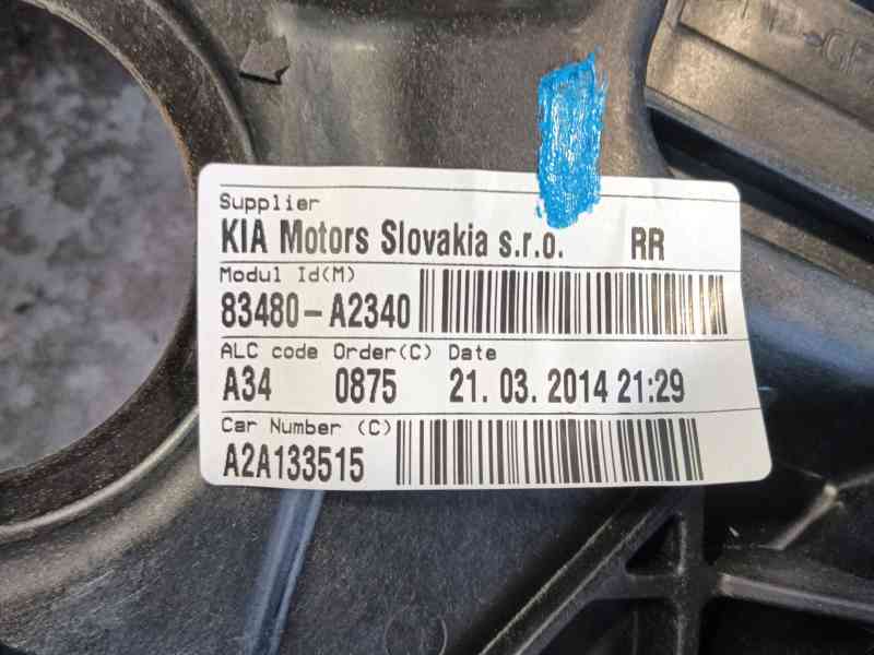 Recambio de elevalunas trasero derecho para kia cee´d (jd) 1.4 cvvt referencia OEM IAM   