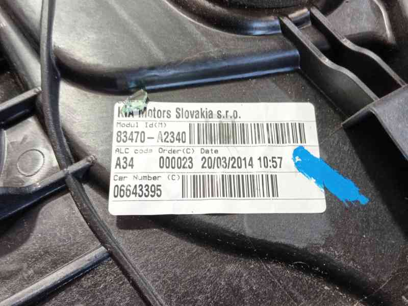 Recambio de elevalunas trasero izquierdo para kia cee´d (jd) 1.4 cvvt referencia OEM IAM   