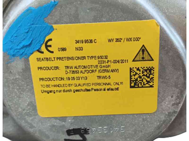 Recambio de cinturon seguridad delantero derecho para ford fiesta vii (hj, hf) 1.5 tdci referencia OEM IAM 2429012  