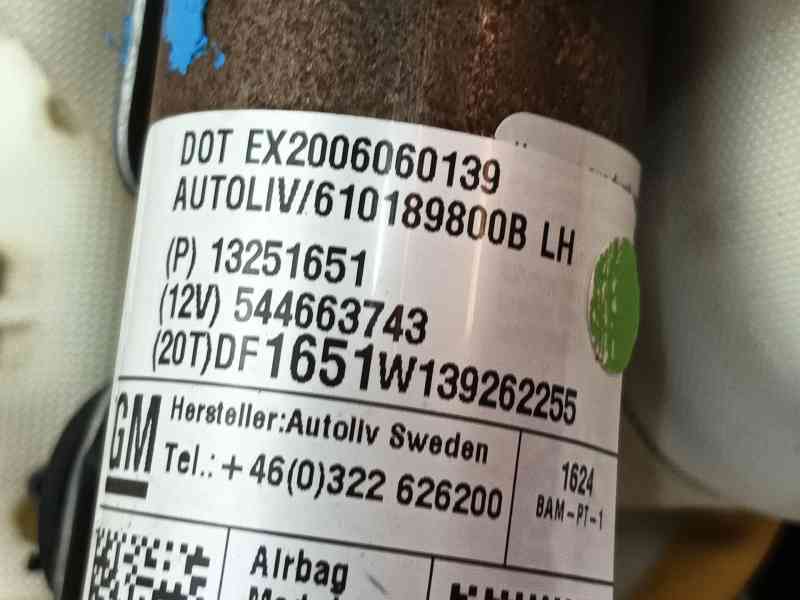 Recambio de airbag delantero izquierdo para chevrolet cruze (j300) 1.6 referencia OEM IAM 42756500  