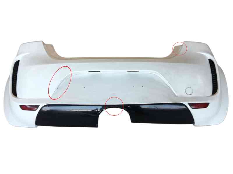 Recambio de paragolpes trasero para seat leon (1p1) 1.9 tdi referencia OEM IAM 1PL807417BGRU 1P1071061RT 