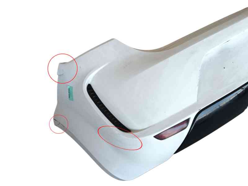 Recambio de paragolpes trasero para seat leon (1p1) 1.9 tdi referencia OEM IAM 1PL807417BGRU 1P1071061RT 
