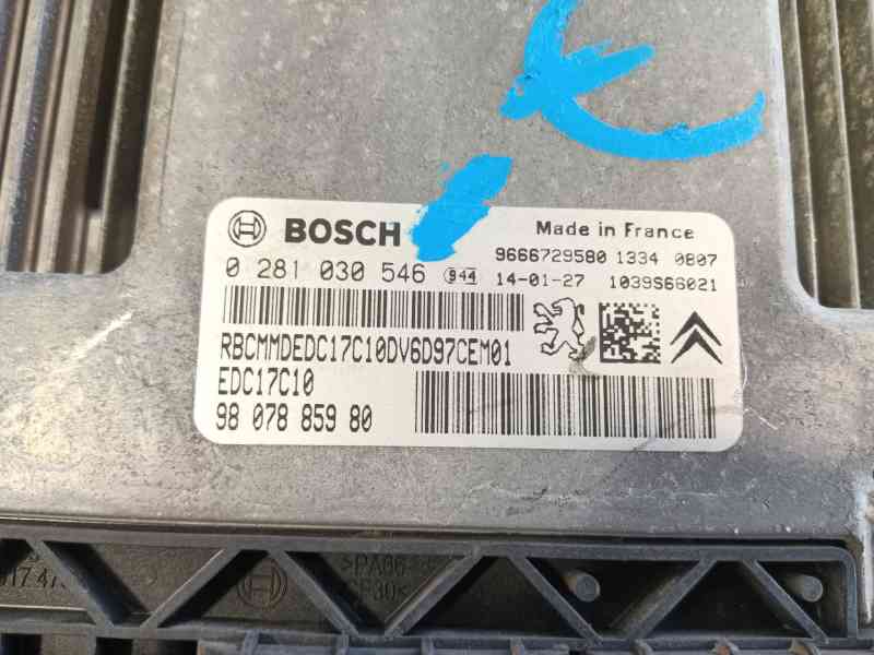 Recambio de centralita motor uce para citroën c-elysee (dd_) 1.6 hdi 92 referencia OEM IAM   