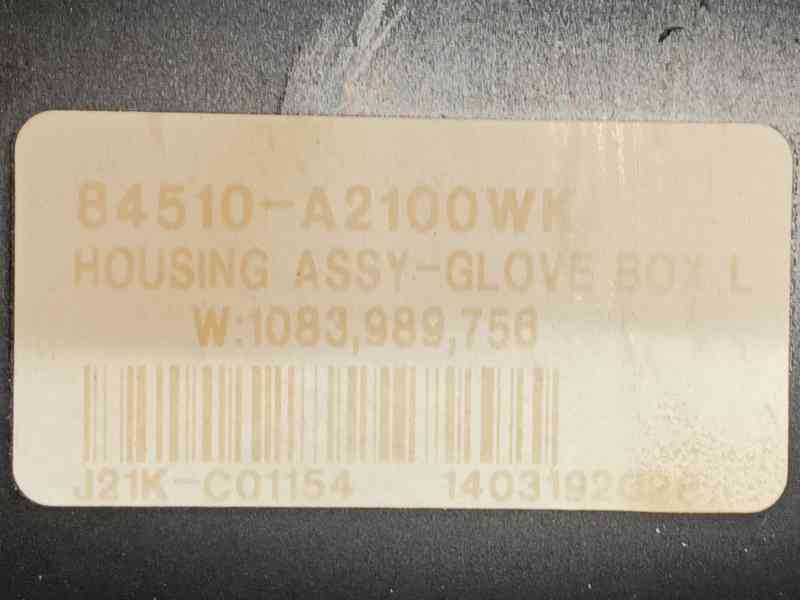 Recambio de guantera para kia cee´d (jd) 1.4 cvvt referencia OEM IAM 84510A2100WK K0KJD57202 