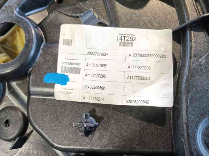 Recambio de elevalunas trasero derecho para mercedes-benz cla coupé (c117) cla 200 cdi / d (117.308) referencia OEM IAM   