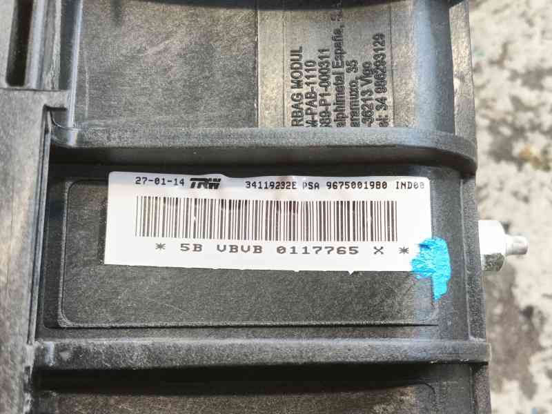 Recambio de airbag delantero derecho para citroën c-elysee (dd_) 1.6 hdi 92 referencia OEM IAM 9675001980  