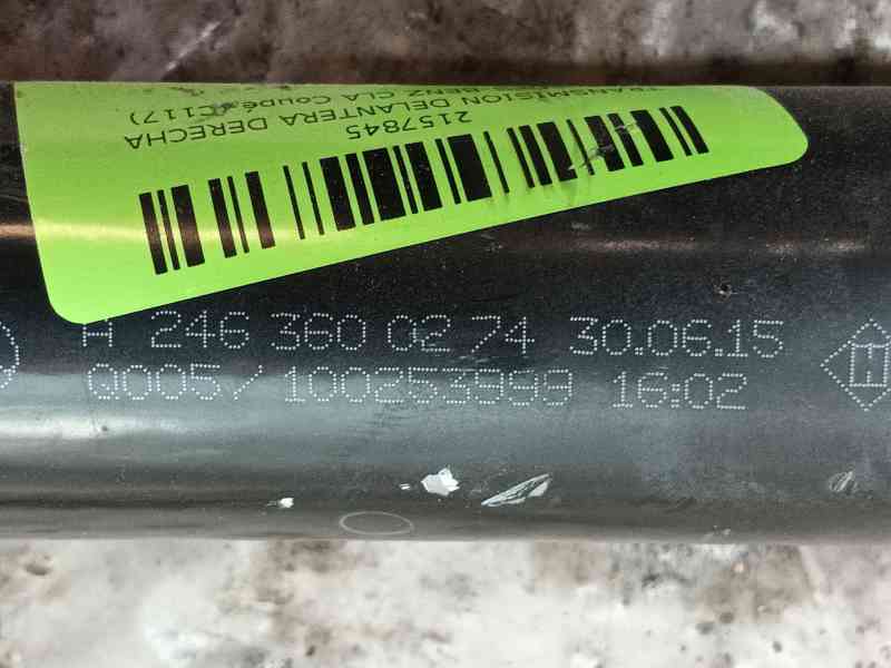 Recambio de transmision delantera derecha para mercedes-benz cla coupé (c117) cla 200 cdi / d (117.308) referencia OEM IAM   