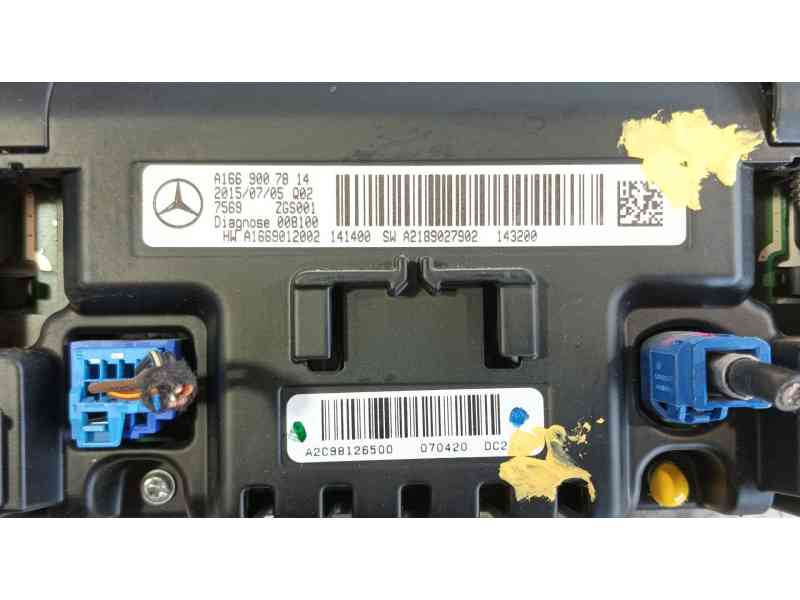 Recambio de pantalla multifuncion para mercedes-benz cla coupé (c117) cla 200 cdi / d (117.308) referencia OEM IAM   