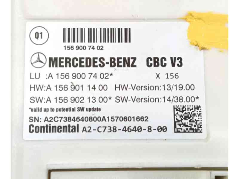 Recambio de modulo electronico para mercedes-benz cla coupé (c117) cla 200 cdi / d (117.308) referencia OEM IAM   