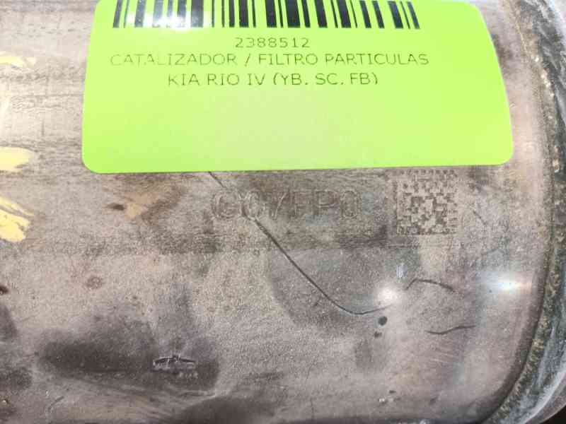Recambio de catalizador / filtro particulas para kia rio iv (yb, sc, fb) 1.0 t-gdi 100 referencia OEM IAM   