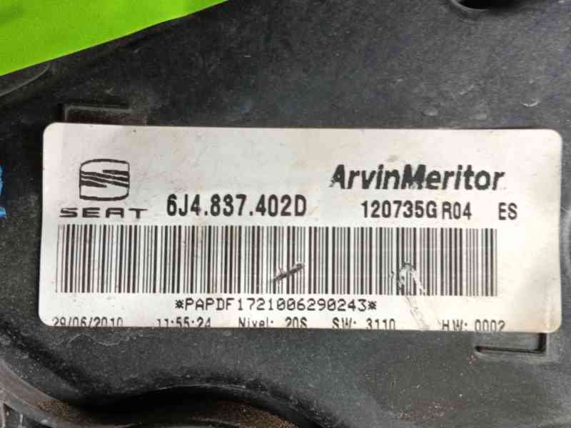 Recambio de elevalunas delantero derecho para seat ibiza iv (6j5, 6p1) 1.2 tdi referencia OEM IAM 6r0959802cq  