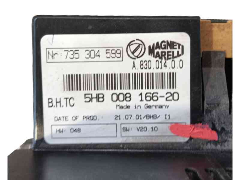 Recambio de mando calefaccion / aire acondicionado para lancia lybra sw (839_) 1.9 jtd (839.bxi1a, 839.bxn1a, 839.cxl1a) referen