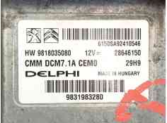 Recambio de centralita motor uce para peugeot expert furgoneta (v_) 2.0 bluehdi 120 referencia OEM IAM    2