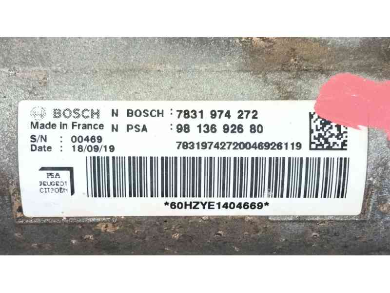 Recambio de cremallera direccion para peugeot expert furgoneta (v_) 2.0 bluehdi 120 referencia OEM IAM   