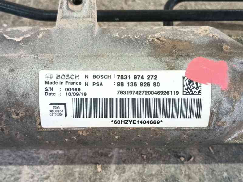 Recambio de cremallera direccion para peugeot expert furgoneta (v_) 2.0 bluehdi 120 referencia OEM IAM   