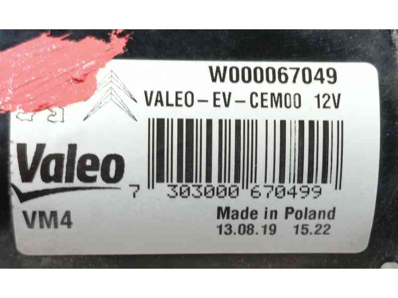 Recambio de motor limpia delantero para peugeot expert furgoneta (v_) 2.0 bluehdi 120 referencia OEM IAM   