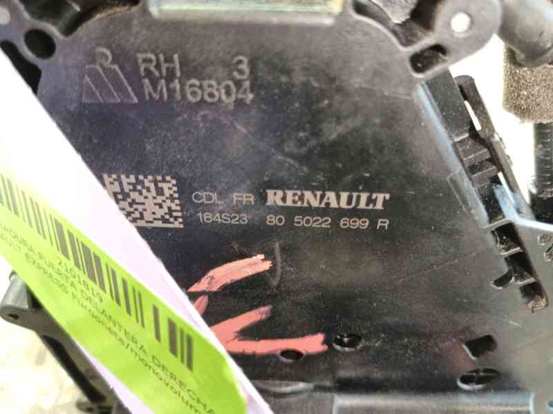 Recambio de cerradura puerta delantera derecha para renault express furgoneta/monovolumen 1.5 blue dci 75 (f6aa) referencia OEM 