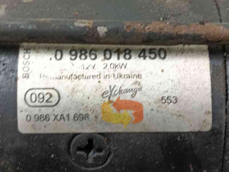 Recambio de motor arranque para fiat doblo (119) 1.9 diesel cat referencia OEM IAM 0986018450  0986XA1698