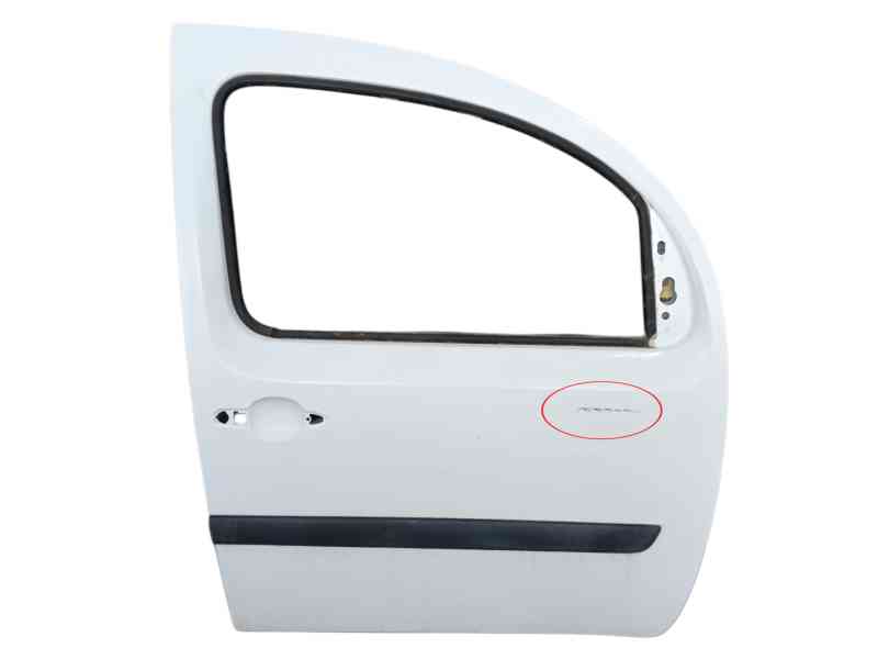 Recambio de puerta delantera derecha para renault kangoo / grand kangoo ii (kw0/1_) 1.5 dci 75 (kw07, kw10, kw04) referencia OEM