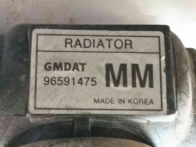 Recambio de radiador agua para chevrolet matiz (m200, m250) 0.8 referencia OEM IAM   