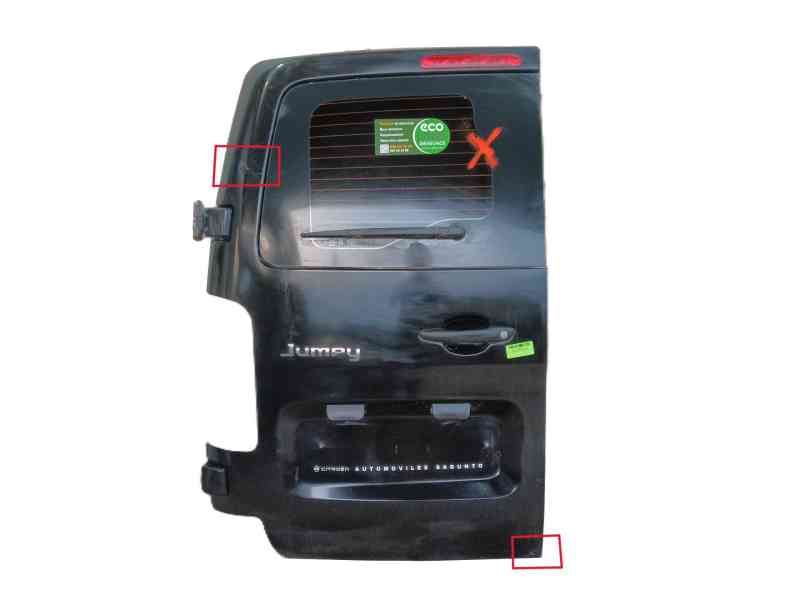 Recambio de puerta trasera izquierda para citroën jumpy iii furgoneta (v_) 2.0 bluehdi 145 referencia OEM IAM   