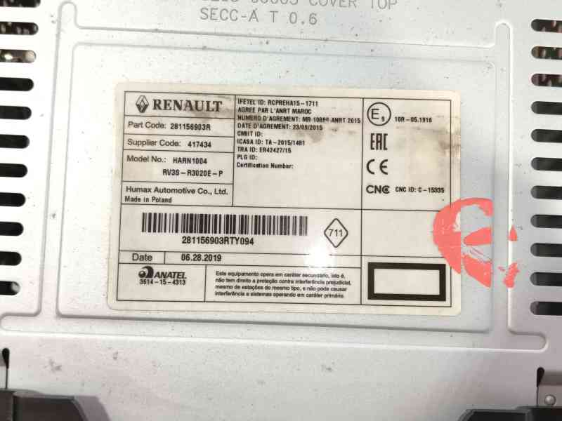 Recambio de sistema audio / radio cd para renault kangoo / grand kangoo ii (kw0/1_) 1.5 dci 75 (kw07, kw10, kw04) referencia OEM