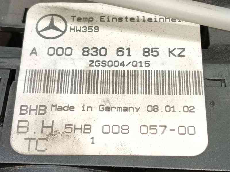 Recambio de mando calefaccion / aire acondicionado para mercedes-benz vito furgoneta (w638) 110 cdi 2.2 (638.094) referencia OEM