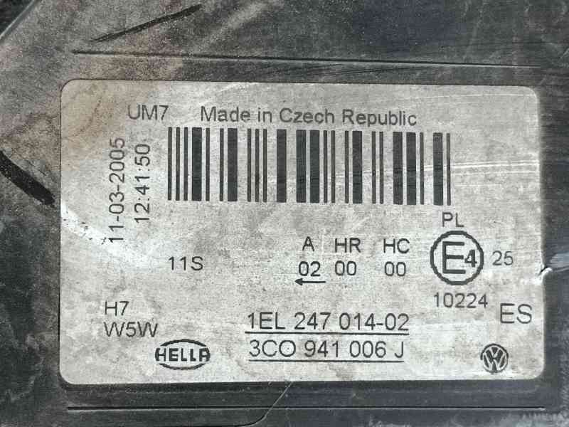 Recambio de faro derecho para volkswagen passat b6 (3c2) 2.0 tdi referencia OEM IAM 3C0941006AA  