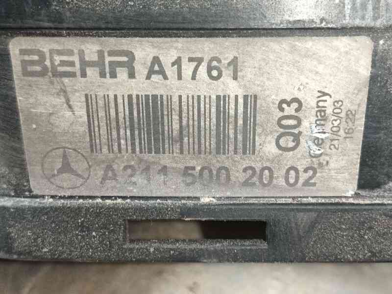Recambio de radiador agua para mercedes-benz clase e (w211) e 220 cdi (211.006) referencia OEM IAM A2115001302 A1761 