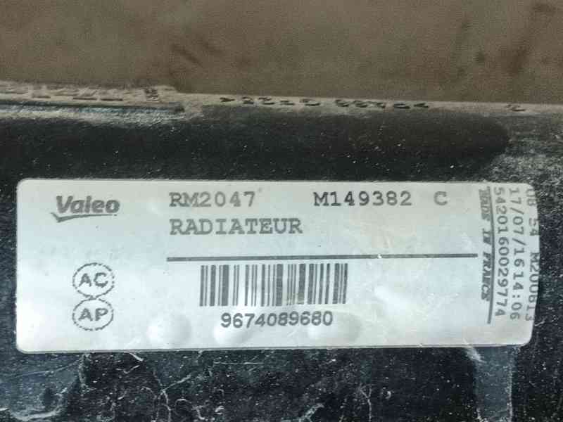 Recambio de radiador agua para peugeot partner furgoneta/monovolumen 1.6 hdi / bluehdi 75 referencia OEM IAM 1330Y5  