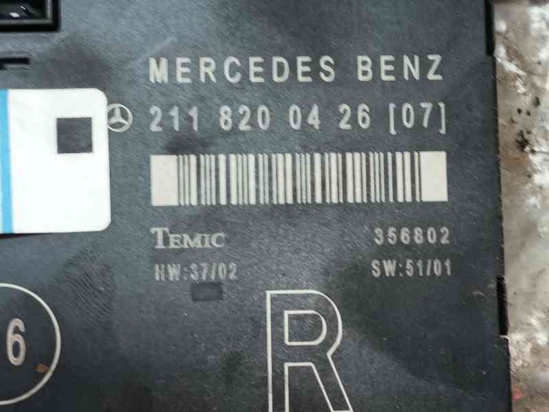 Recambio de centralita check control para mercedes-benz clase e (w211) e 200 kompressor (211.042) referencia OEM IAM A2118200626