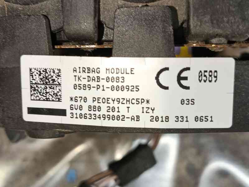 Recambio de airbag delantero izquierdo para skoda fabia iii (nj3) 1.0 referencia OEM IAM 6V0880201TIZY  