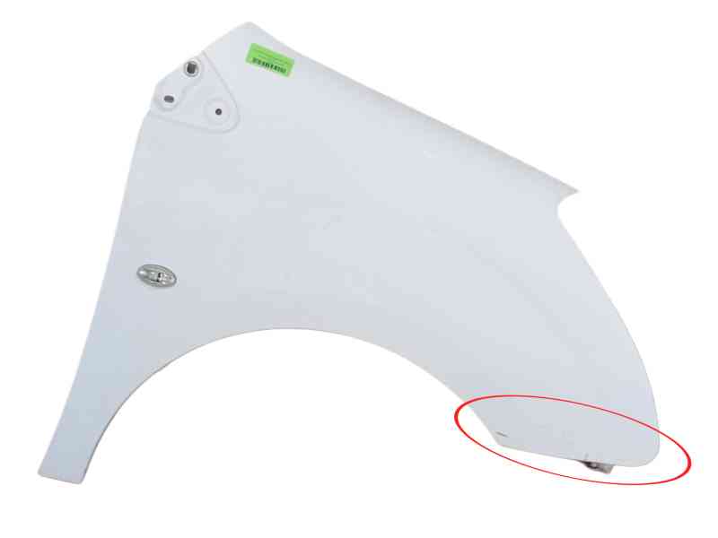 Recambio de aleta delantera derecha para peugeot partner furgoneta/monovolumen 1.6 hdi / bluehdi 75 referencia OEM IAM 7841Y2  
