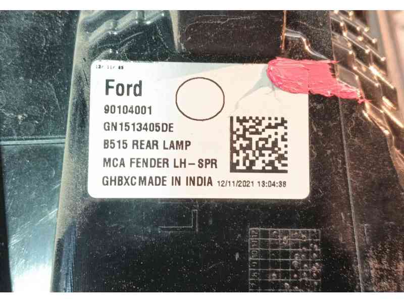 Recambio de piloto trasero izquierdo para ford ecosport 1.0 ecoboost referencia OEM IAM   