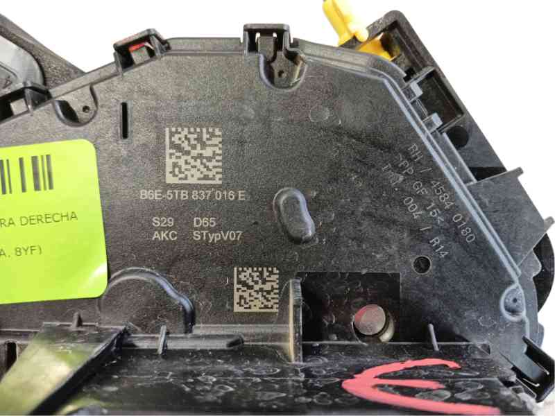 Recambio de cerradura puerta delantera derecha para audi a3 sportback (8ya, 8yf) 35 tdi referencia OEM IAM 5TB837016E 5TB837016E