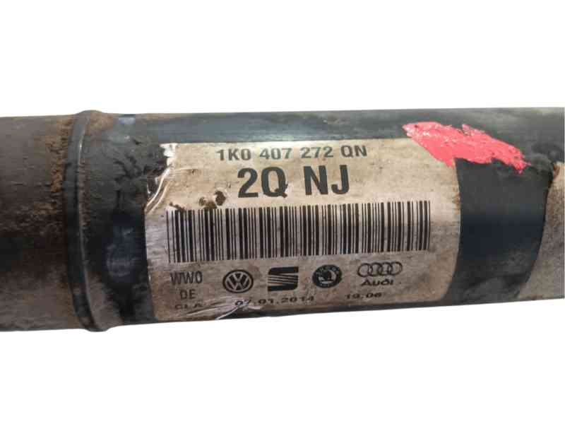 Recambio de transmision delantera derecha para seat leon (5f1) 1.6 tdi referencia OEM IAM 5Q0407272FF 1K0407272QN 