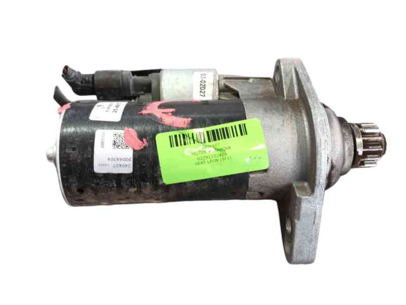 Recambio de motor arranque para seat leon (5f1) 1.6 tdi referencia OEM IAM 02Z911024DX  