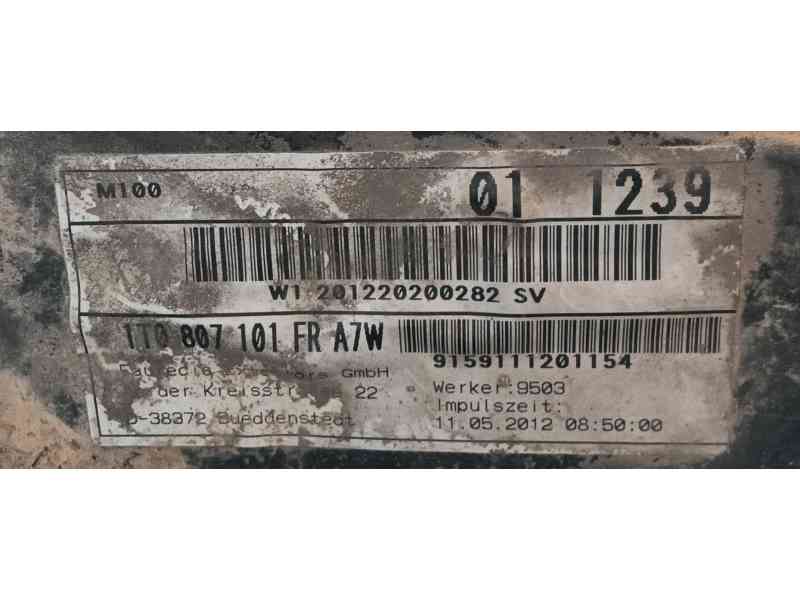 Recambio de paragolpes delantero para volkswagen touran (1t3) 1.6 tdi referencia OEM IAM 1T0807221MGRU  