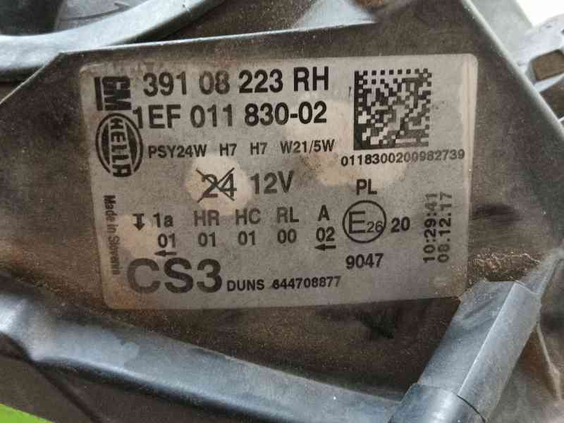 Recambio de faro derecho para opel corsa e (x15) 1.3 cdti (08, 68) referencia OEM IAM 13381336  