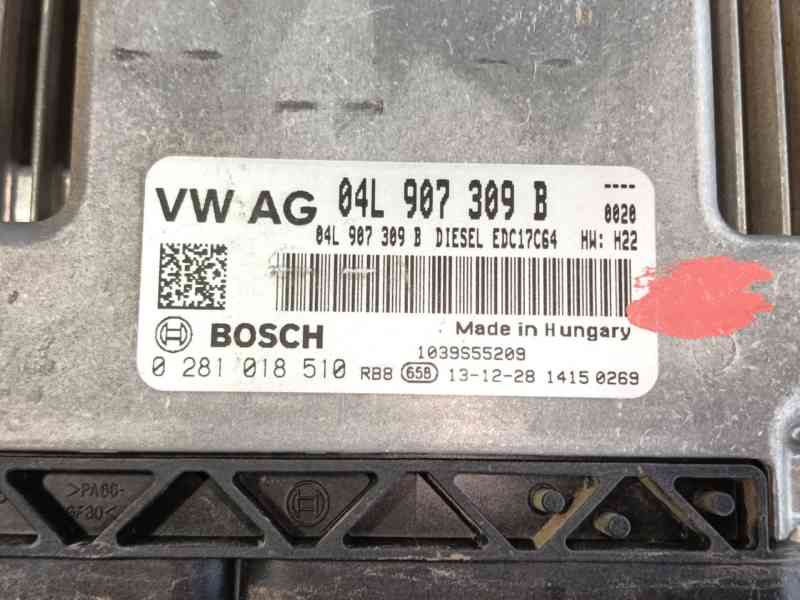 Recambio de centralita motor uce para seat leon (5f1) 1.6 tdi referencia OEM IAM  04L907309B 0281018510