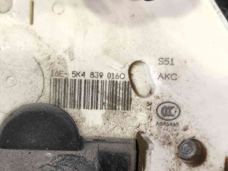 Recambio de cerradura puerta trasera derecha para seat leon (5f1) 1.6 tdi referencia OEM IAM 5K4839016AH 5K4839016O 
